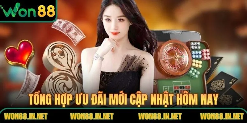 Khuyến Mãi WON88 Nổi Bật Giá Trị Cao Ổn Định Lâu Dài Khuyến mãi WON88 tổng hợp ưu đãi mới cập nhật hôm nay